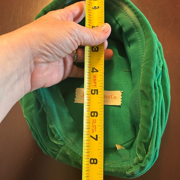 Vintage Joseph Horne Co Green Turban Hat - Picture 6 of 6